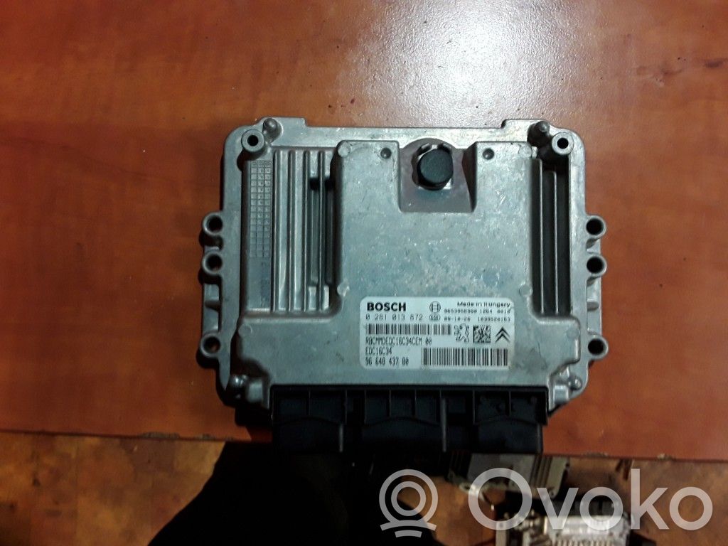 Engine control unit/module   0281013872,9664843780