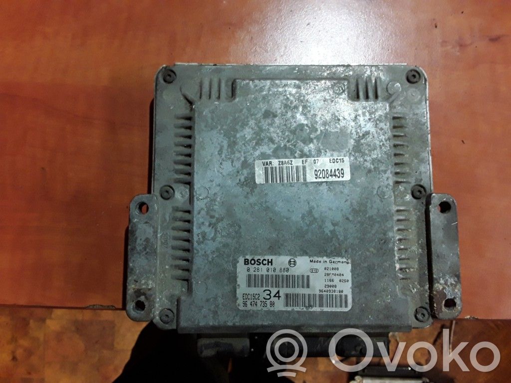Peugeot 607 Engine control unit/module 