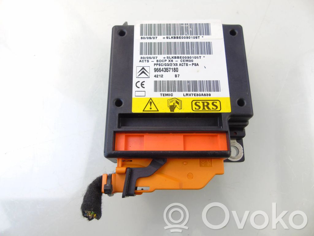 Citroen C6 Airbag deployment crash/impact sensor 