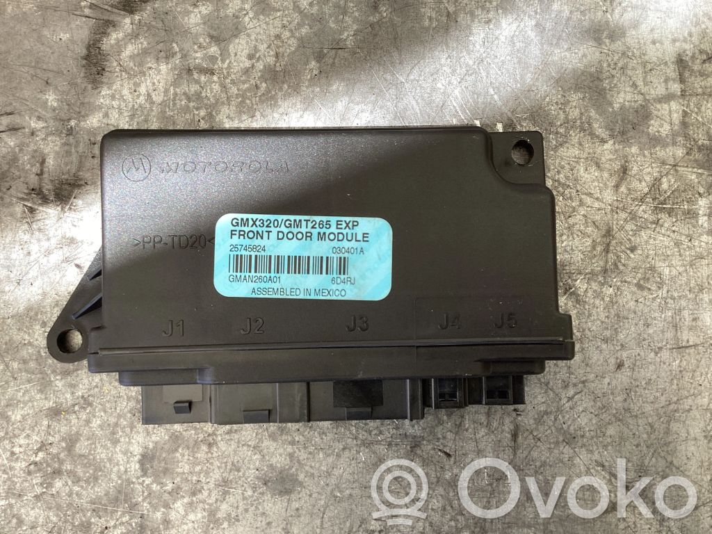 Cadillac CTS Seat control module 