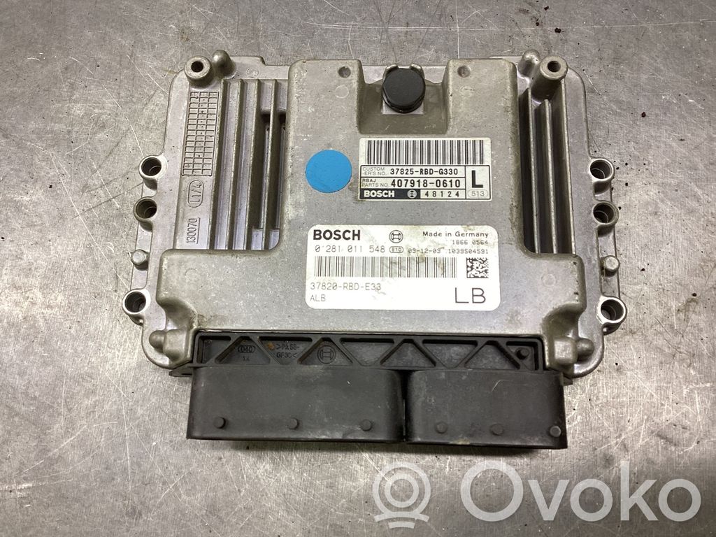 Honda Accord Engine control unit/module 