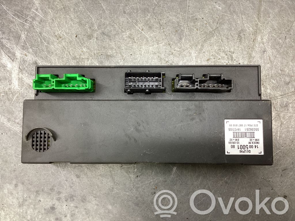 Peugeot 807 Unité de commande module de porte 
