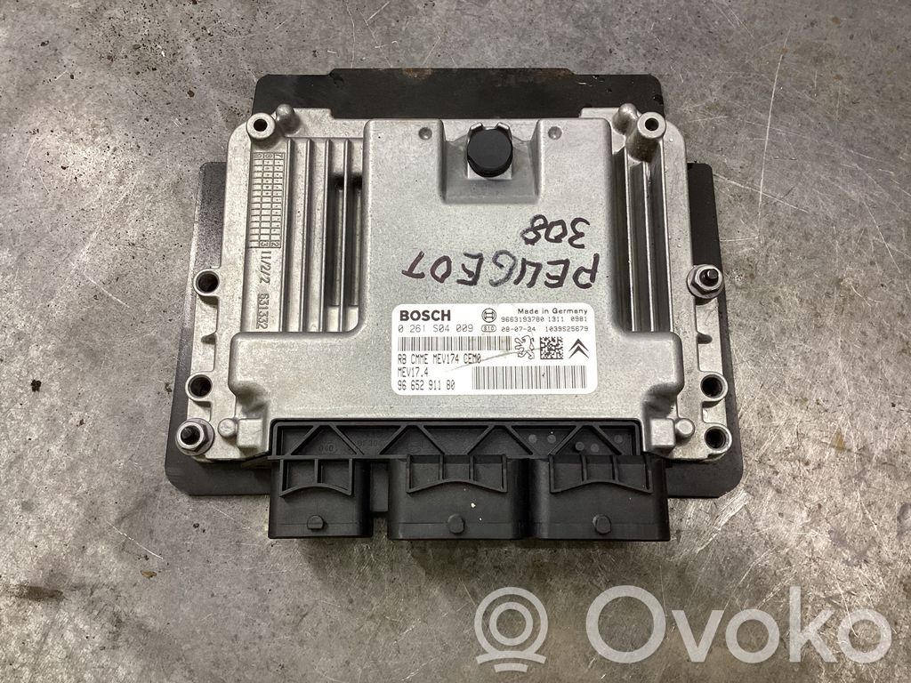 Peugeot 308 Engine control unit/module 