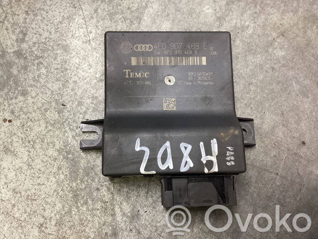 Audi A8 S8 D3 4E Módulo de control Gateway 