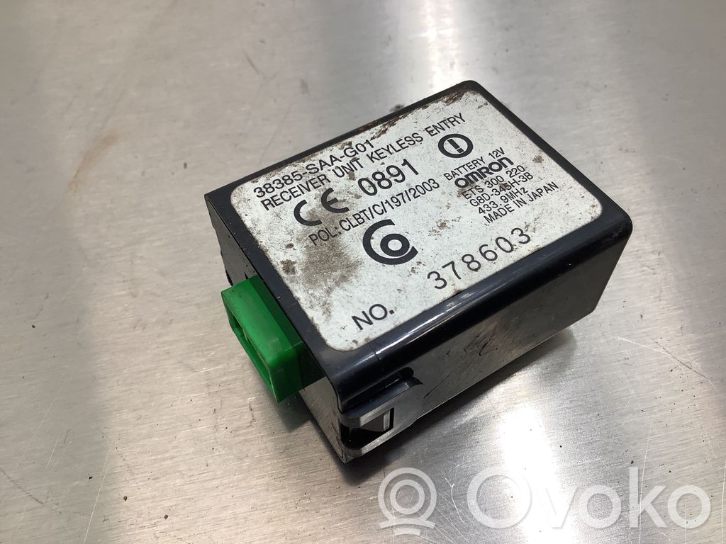 Immobilizer control unit/module   38385SAAG01,G8D345H3B,ETS300220,378603
