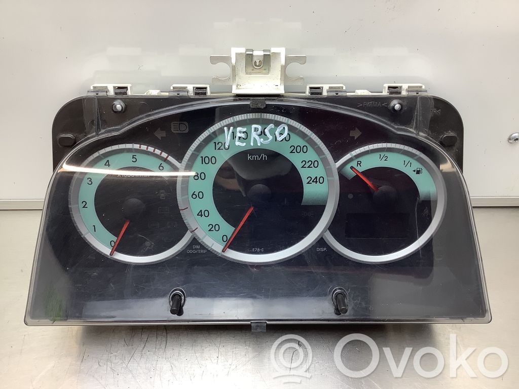 Toyota Corolla Verso AR10 Vitezometru (grup de instrumente) 