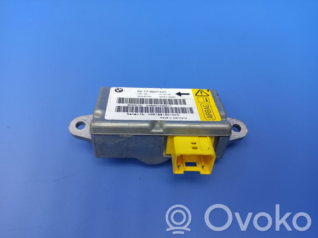BMW 7 E65 E66 Sensor impacto/accidente para activar Airbag 