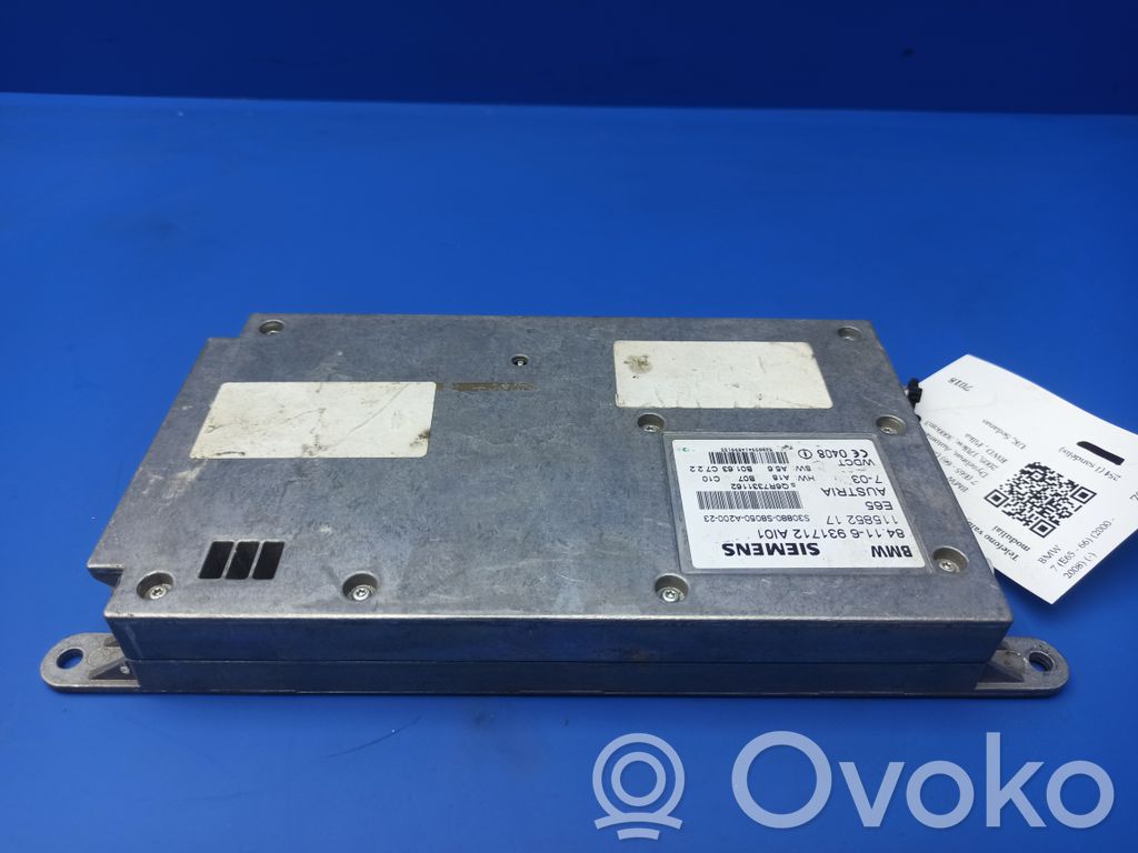 BMW 7 E65 E66 Unidad de control/módulo del teléfono 