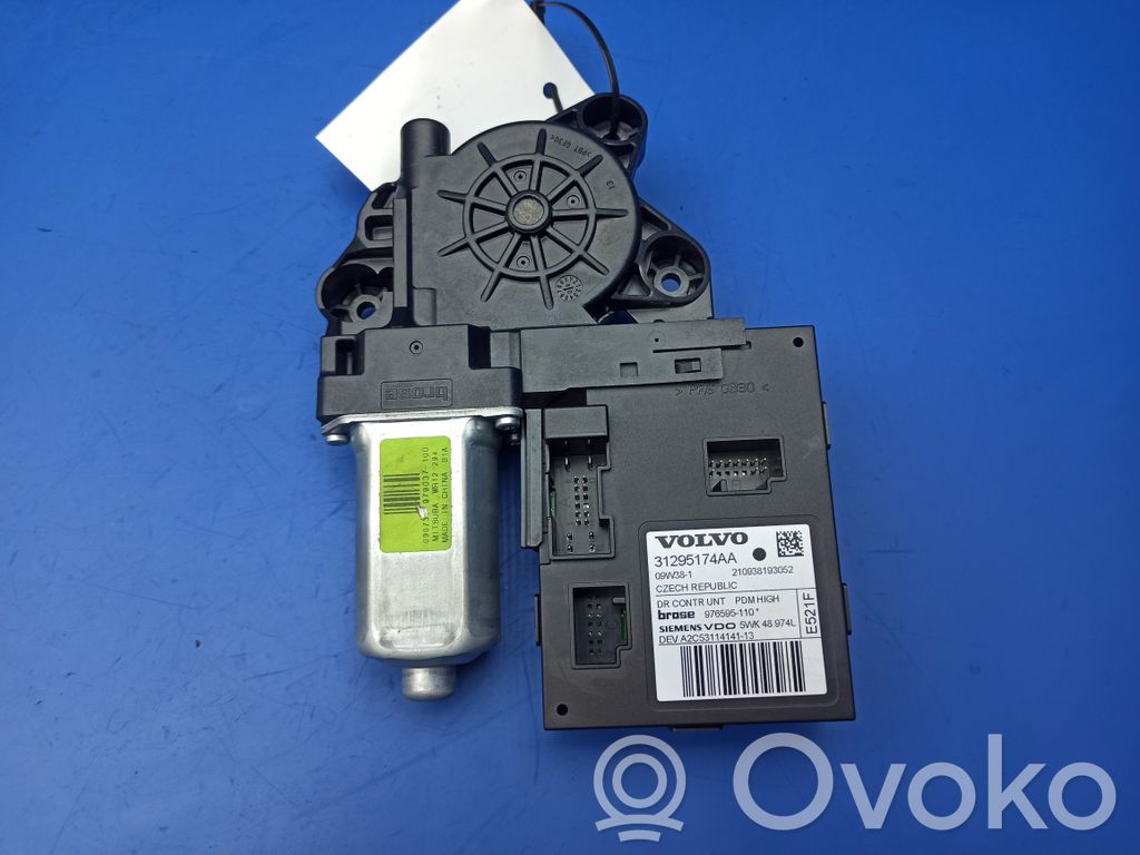 Volvo S40 Silnik regulatora szyby drzwi przednich 
