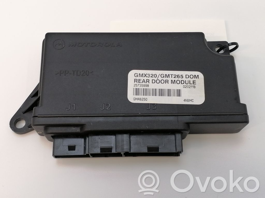 Cadillac CTS Door control unit/module 