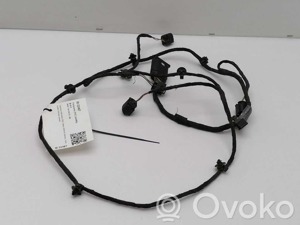 BMW 7 E65 E66 Cableado del sensor de aparcamiento (PDC) 