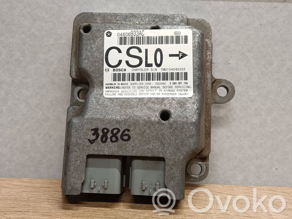 Chrysler Pacifica Airbag control unit/module 