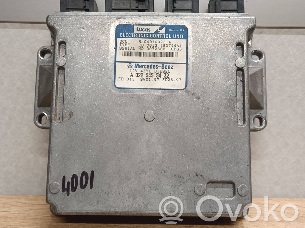 Engine control unit/module   R04010023A,A0225455432,0072308