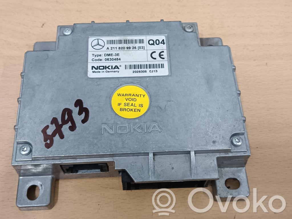 Mercedes-Benz E W211 Phone control unit/module 