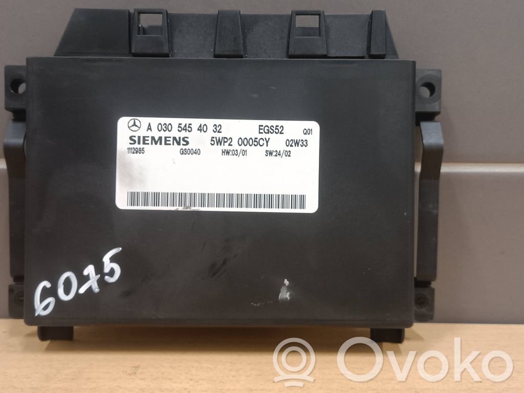 Mercedes-Benz E W211 Gearbox control unit/module 