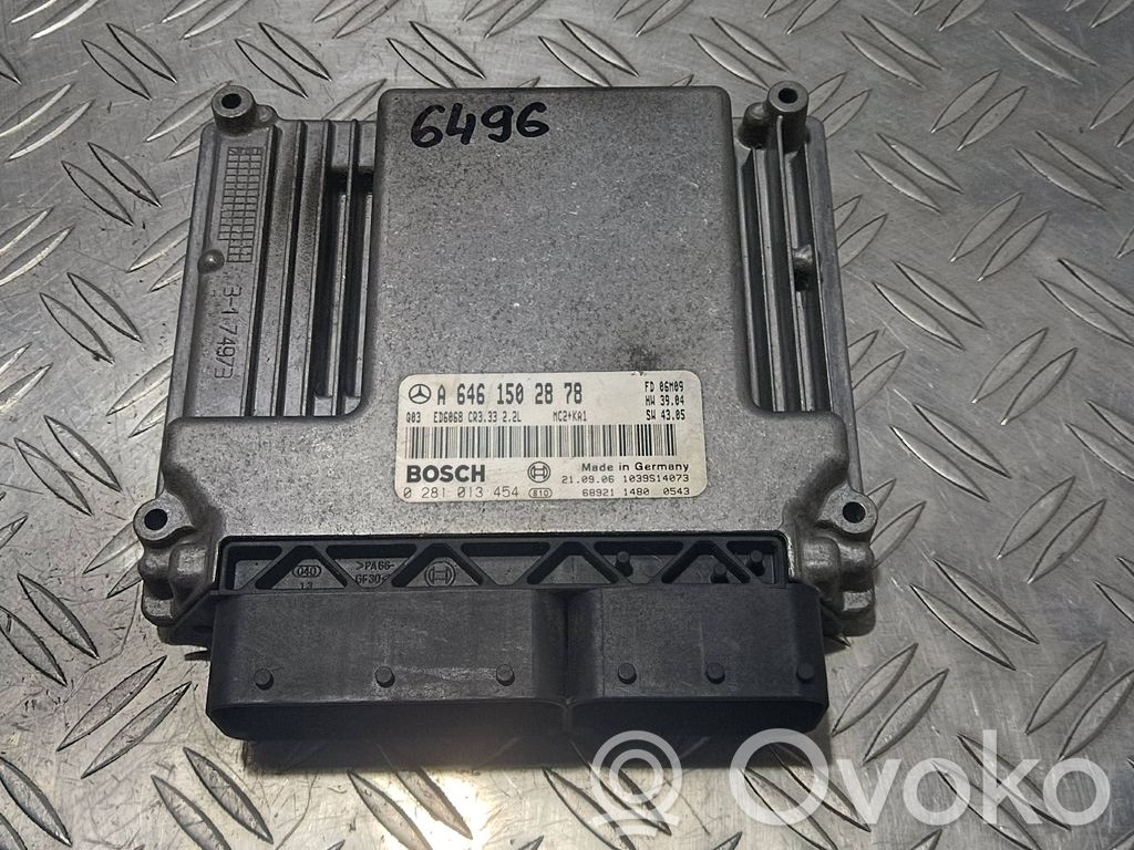 Mercedes-Benz Vito Viano W639 Komputer / Sterownik ECU silnika 
