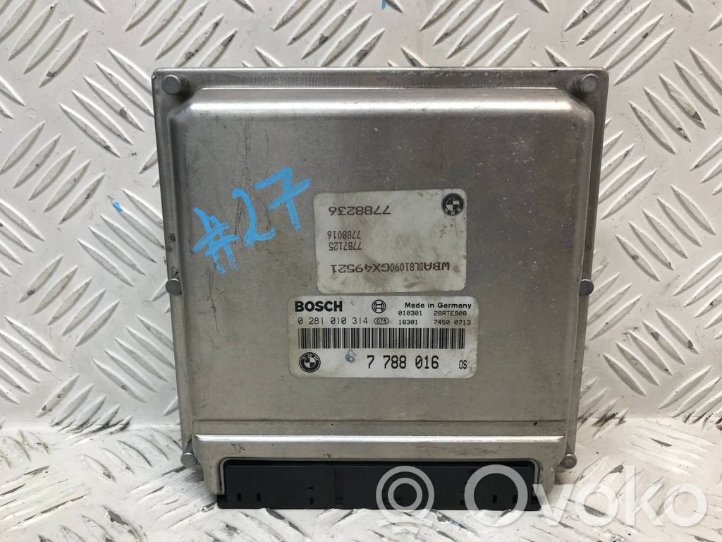 Engine control unit/module   7788016,0281010314,28RTE908