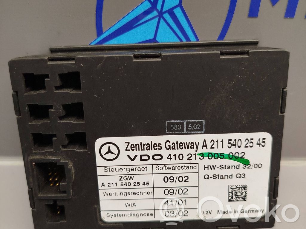 Mercedes-Benz E W211 Gateway control module 