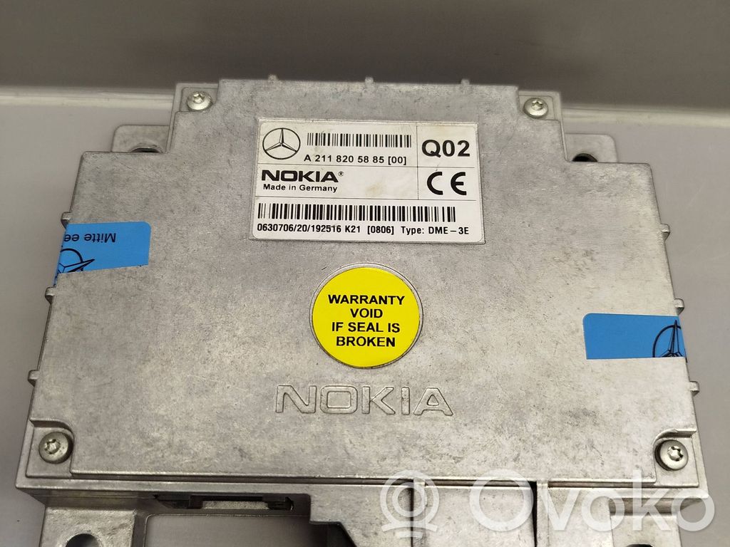 Mercedes-Benz E W211 Phone control unit/module 