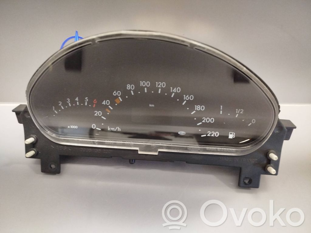 Mercedes-Benz A W168 Vitezometru (grup de instrumente) 