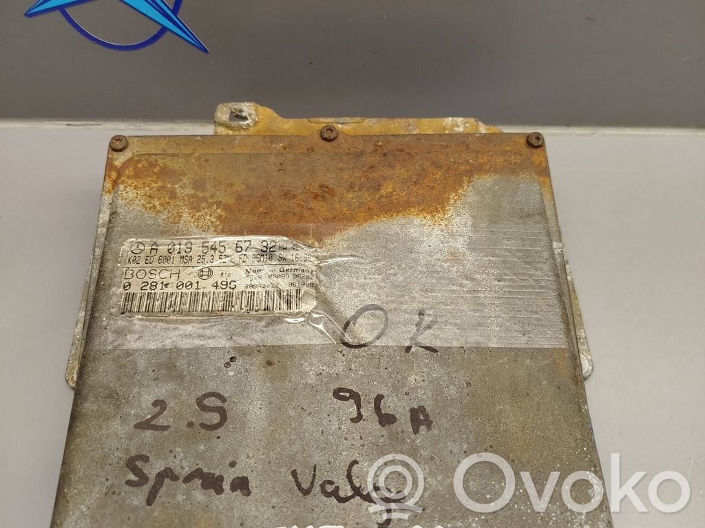 Sterownik / Moduł ECU   0195456782,0281001496,A0195456732