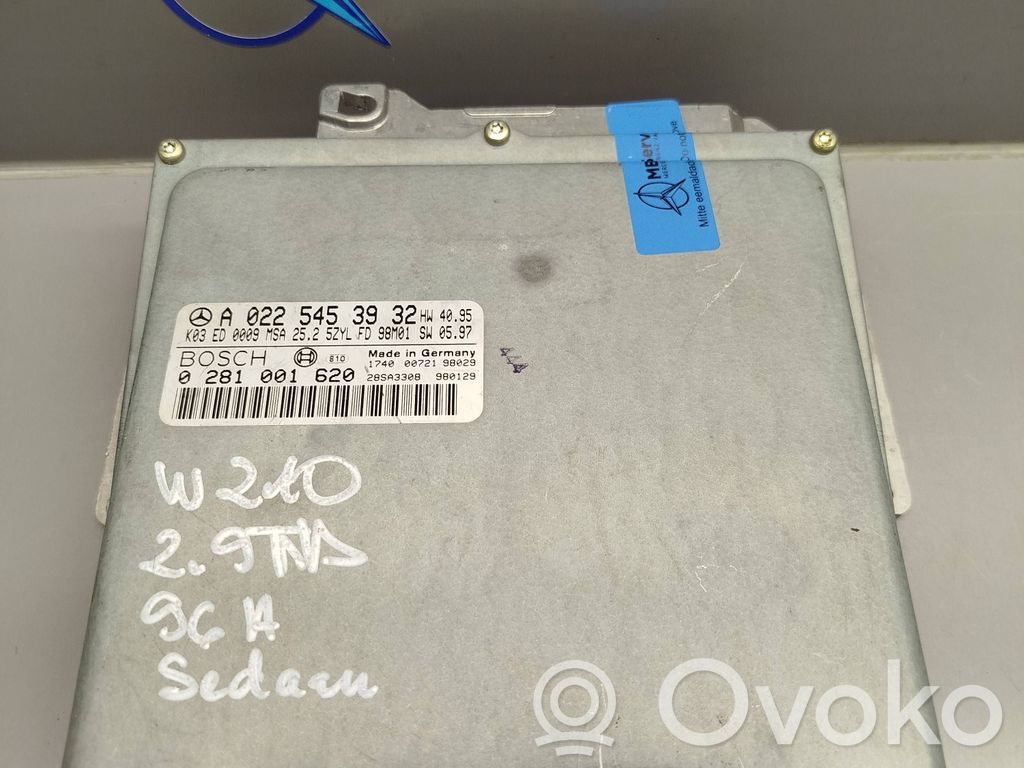 Mercedes-Benz E W210 Unitate/modul de control motor 