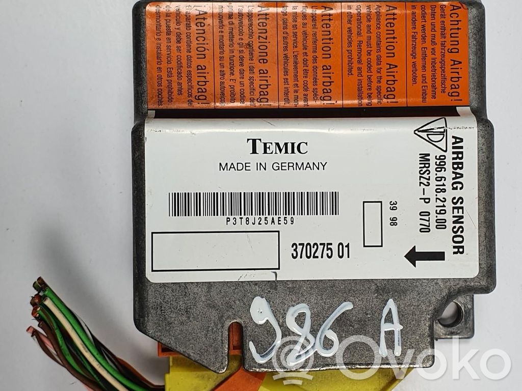 Porsche Boxster 986 Module de contrôle airbag