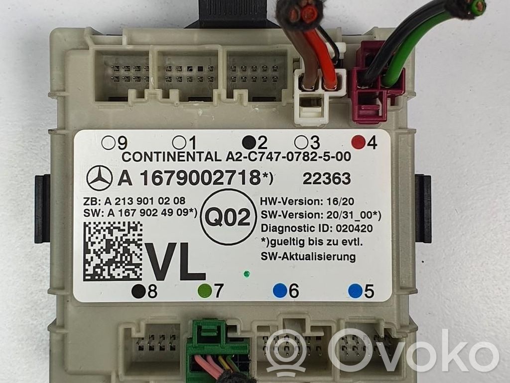 Mercedes-Benz E W213 Unité de commande module de porte 