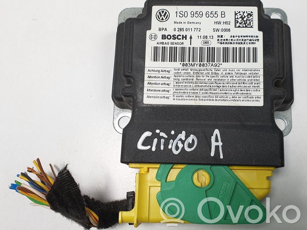 Skoda Citigo Unitate/modul de comandă airbaguri 