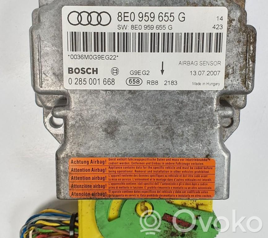 Audi A4 S4 B7 8E 8H Unitate/modul de comandă airbaguri 