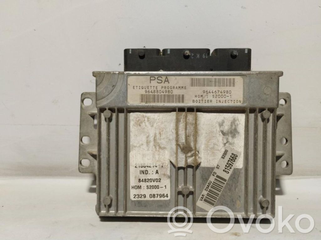 Engine control unit/module ECU   9648804980