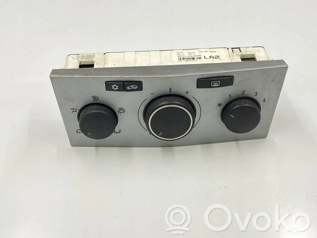 Opel Zafira B Air conditioning/heating control unit 