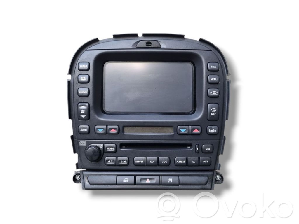 Jaguar S-Type Radio/CD/DVD/GPS head unit 