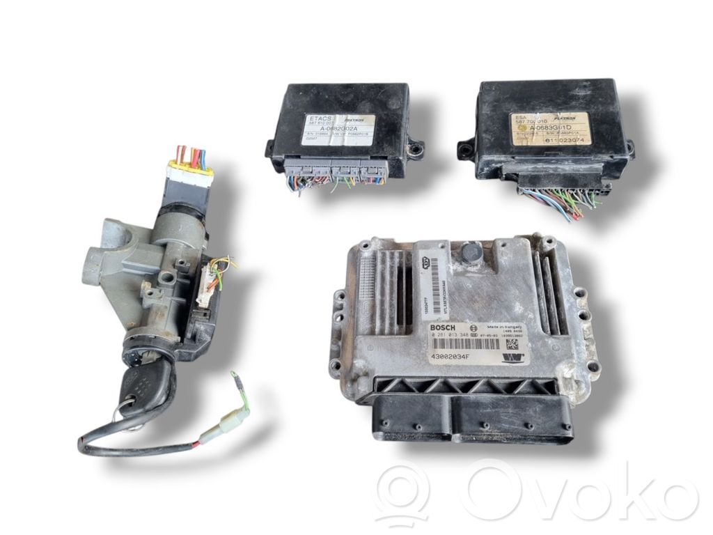 Engine ECU kit and lock set   0281013348,43002034F