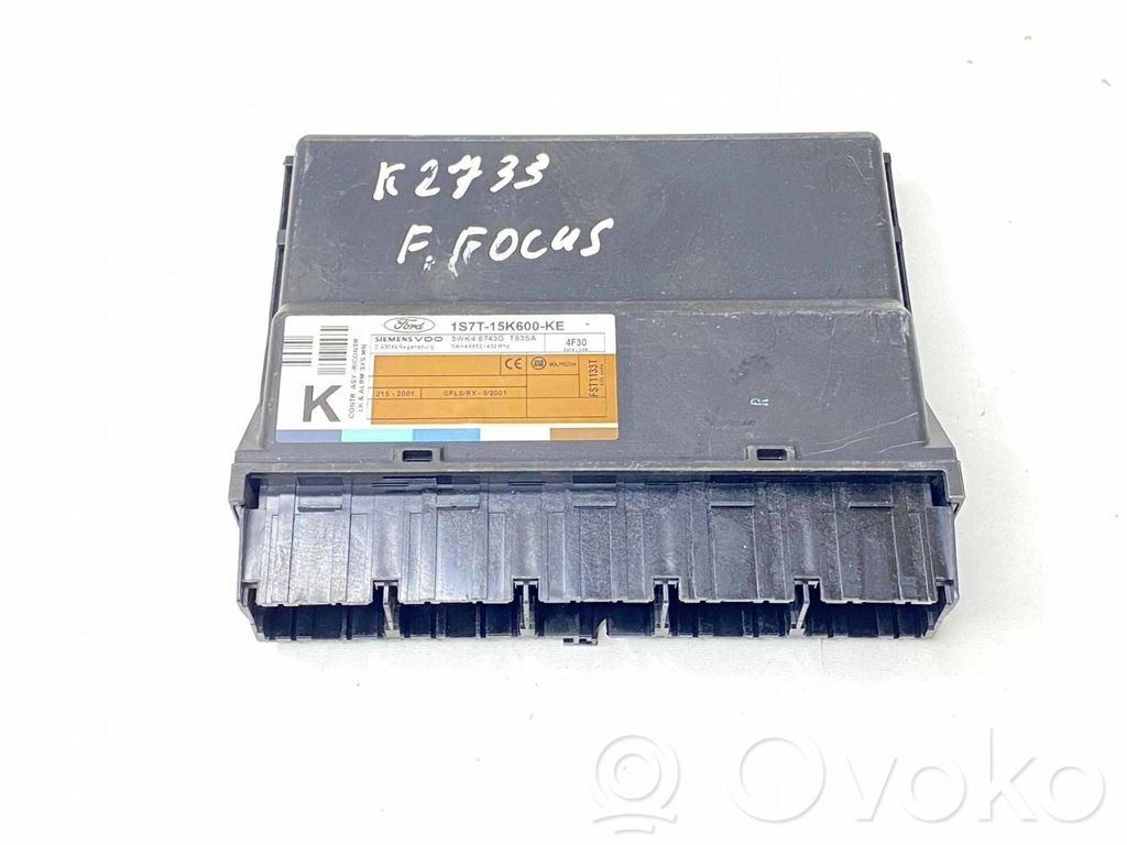 Ford Focus Comfort/convenience module 