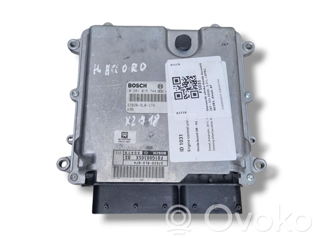 Honda Accord Engine control unit/module ECU 