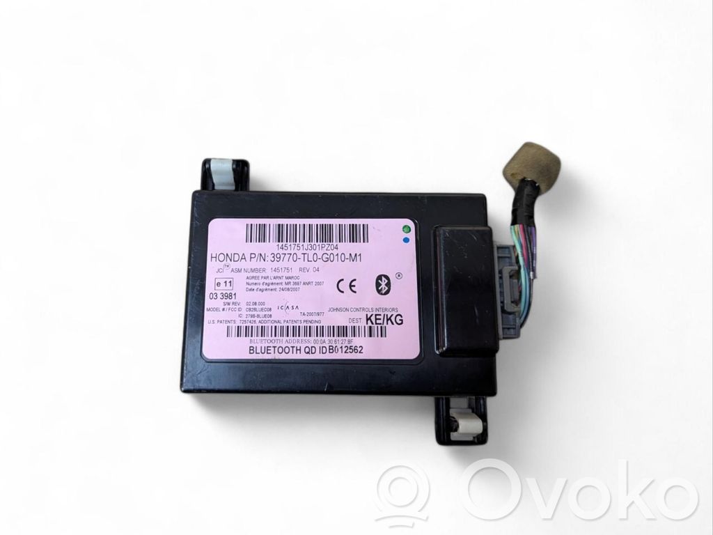 Модуль «Bluetooth»   39770TL0G010M1