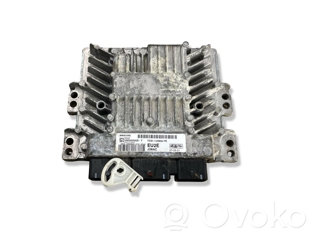 Engine control unit/module ECU   5WS40592ET,7G9112A650YE