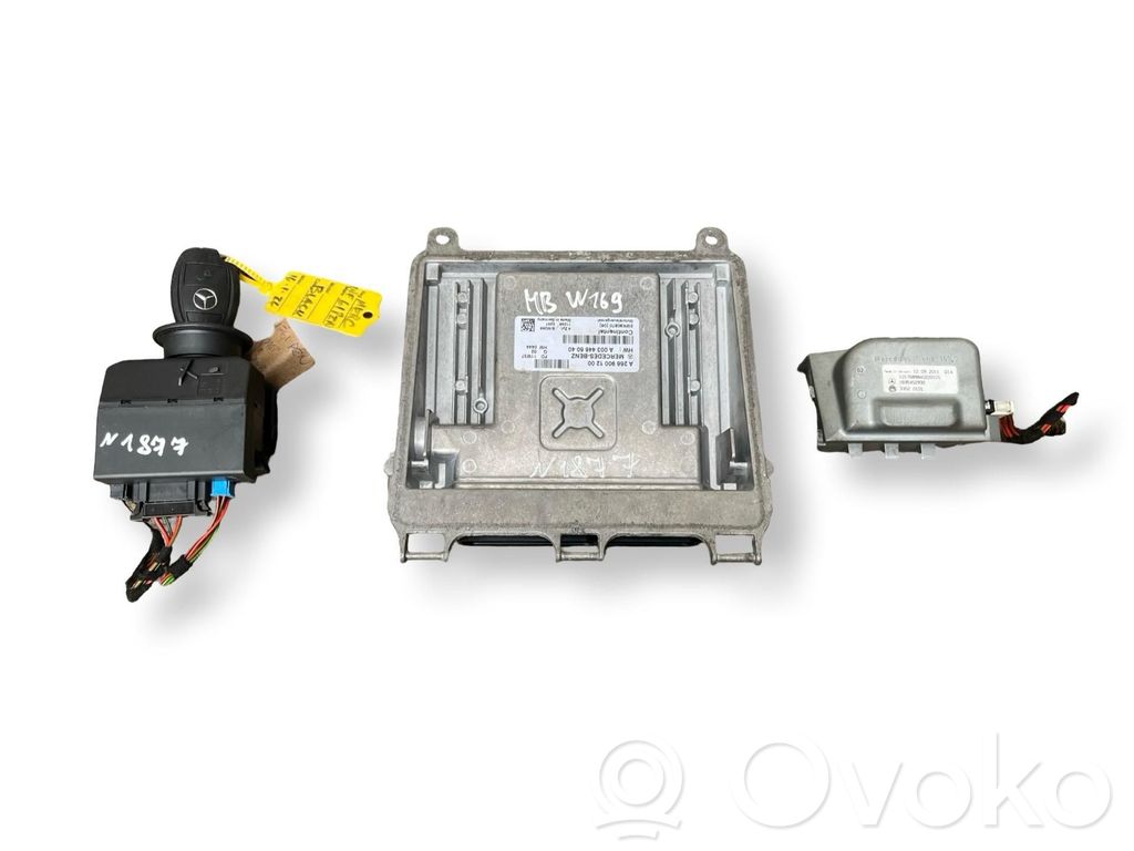 Mercedes-Benz A W169 Engine ECU kit and lock set 
