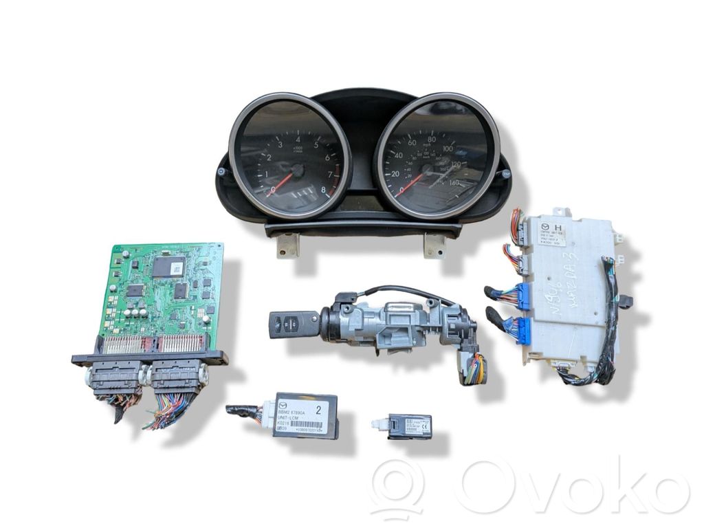 Mazda 3 II Engine ECU kit and lock set 