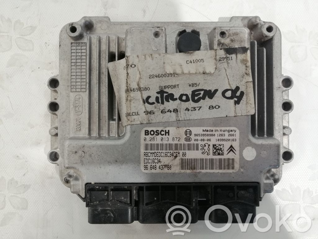 Citroen C4 I Picasso Sterownik / Moduł ECU 