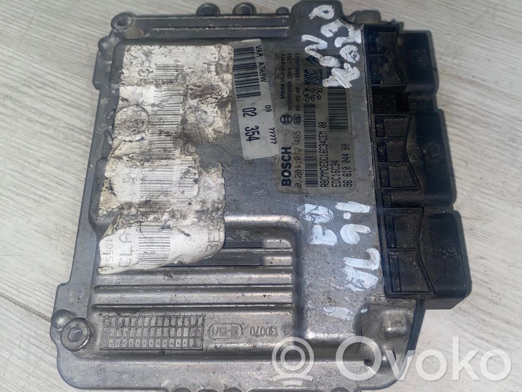 Engine control unit/module   9653958980,9661004480,0281012465
