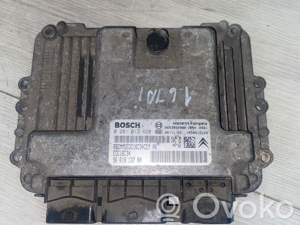 Engine control unit/module   9661813280,9653958980,0281012620