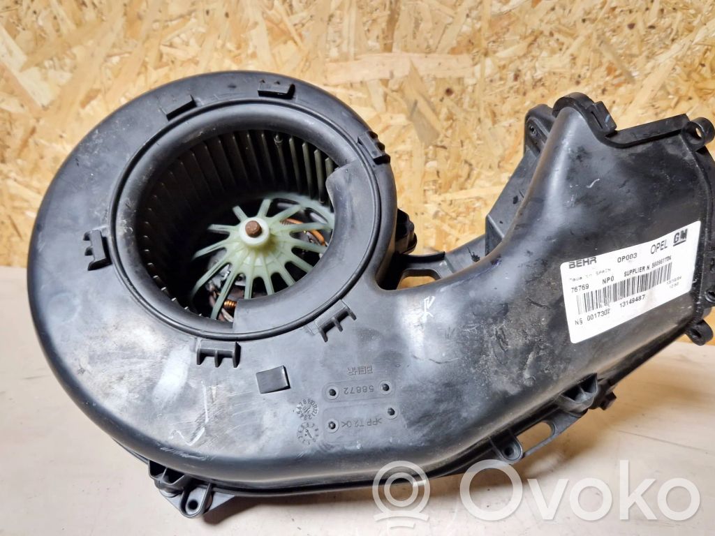 Opel Meriva A Heater fan/blower 