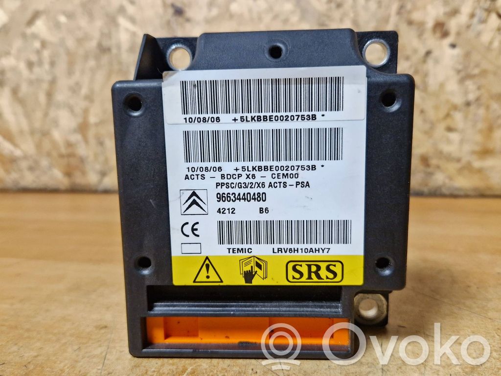 Citroen C6 Airbag control unit/module 