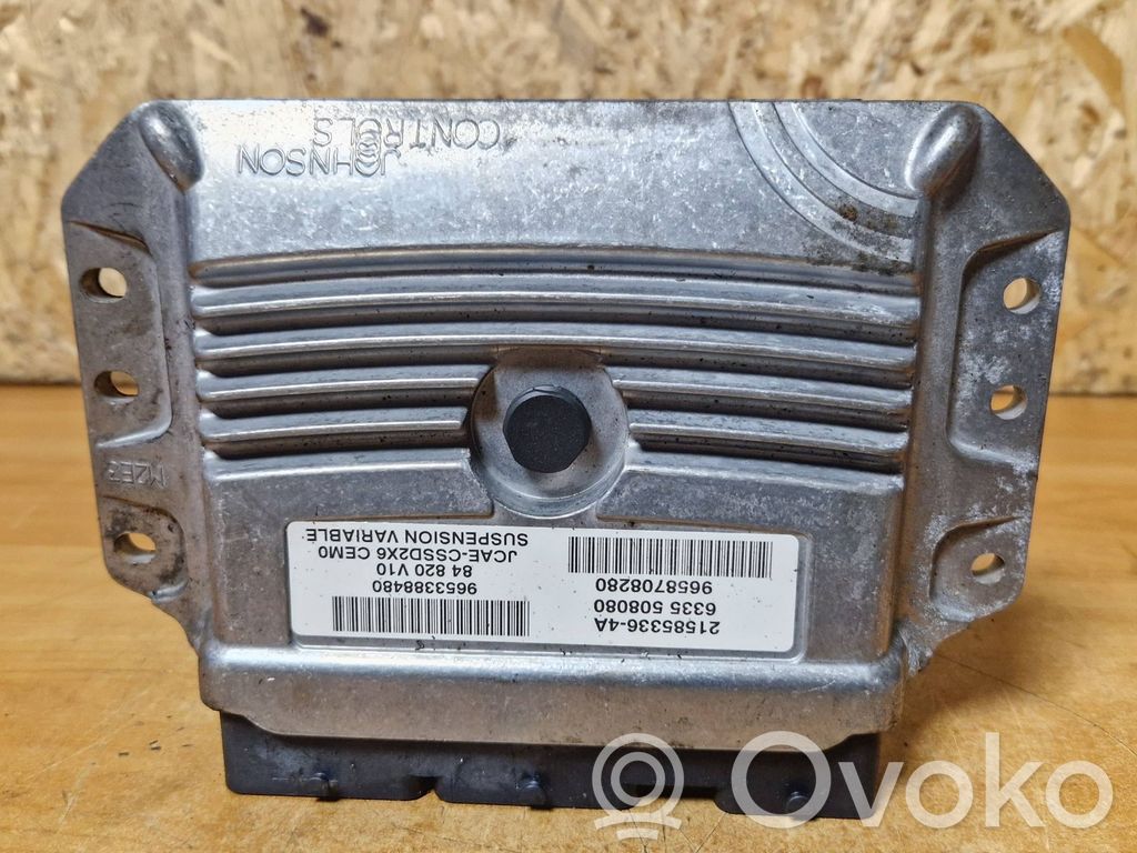 Suspension control unit/module   84820V10,6335508080,215853364A,9653388480,9658708280