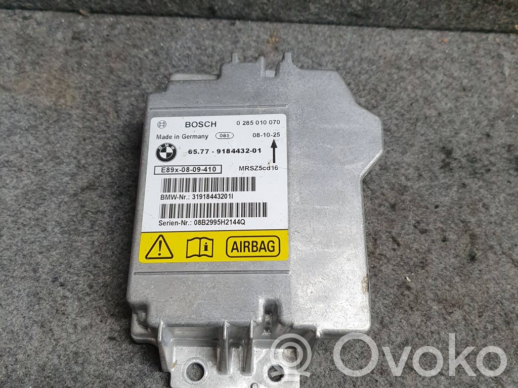 Airbag control unit/module   9184432,31918443201L,08B2995H2144Q,0285010070