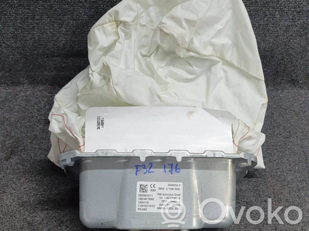 BMW 4 F32 F33 Poduszka powietrzna Airbag pasażera 