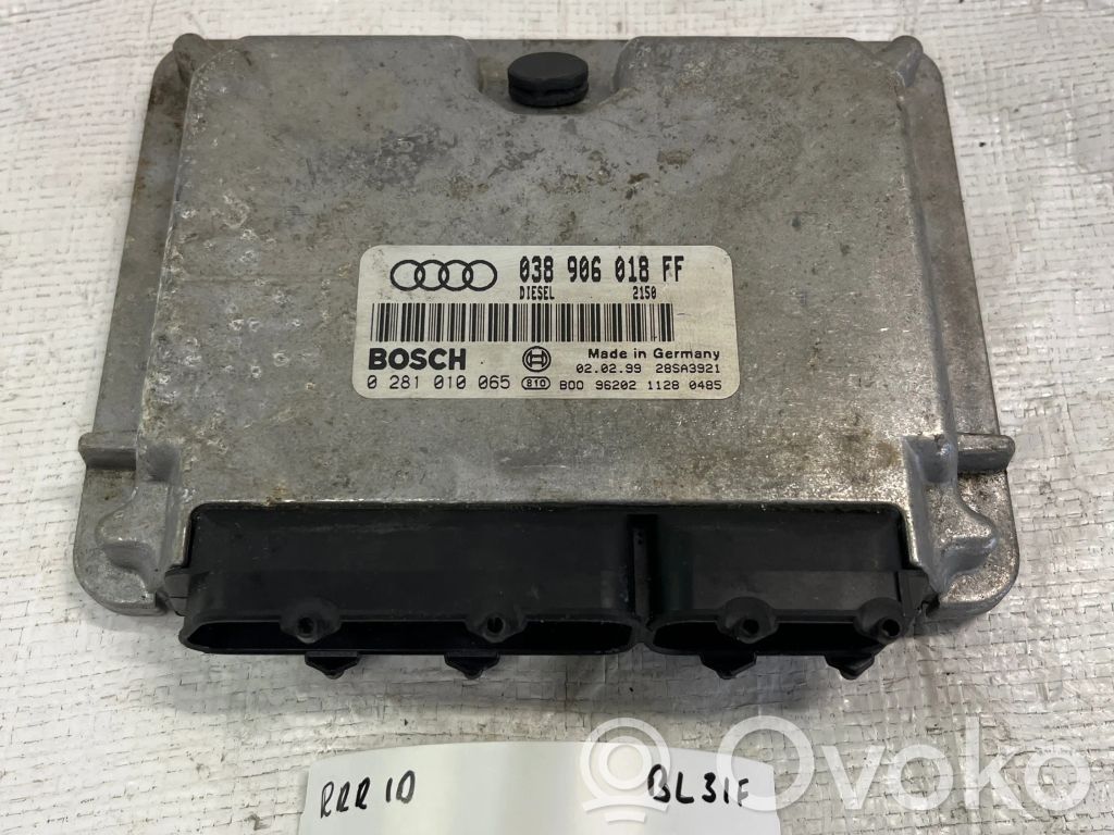 Engine control unit/module   038906018FF,28SA3921,0281010065