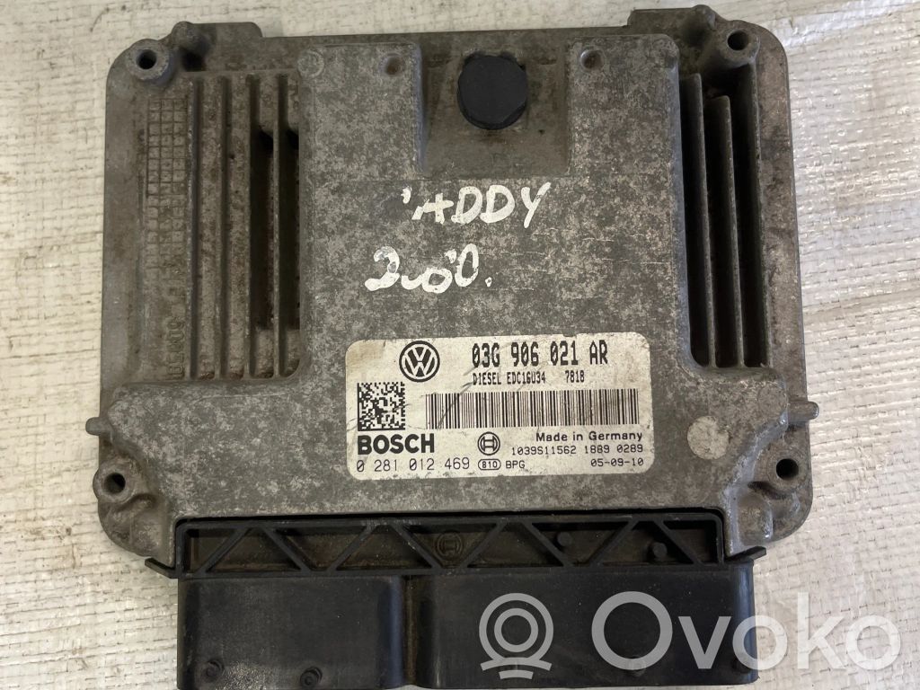 Engine control unit/module   03G906021AR,1039S11562,0281012469